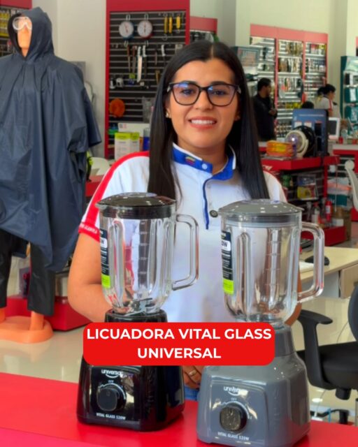 🥤Encuentra el balance perfecto entre economía y calidad con la nueva Licuadora Vital Glass UNIVERSAL ya esta disponible en negro y gris. 
🏠 Práctica, funcional y perfecta para el día a día en el hogar. Porque tener variedad también es una forma de vender más. 💯
📲 Dale a tus clientes una razón más para elegir tu ferretería.
🔧 Somos Ferretería Colonial 🏆 Precio, Calidad y Confianza 💯
☎️ Villavicencio 3126067909
📧 ventas@ferreteriacolonial.com
🚛 Envíos a nivel nacional
Facebook: ferreteria.colonial
TikTok: @ferreteriacolonial
Web: www.ferreteriacolonial.com
#FerreteriaColonial #Universal #Licuadora #VitalGlass #Electrodomesticos #Hogar #SurtidoFerretero #Ferreteros #Ferreteria #ProductosParaElHogar #Colombia #Villavicencio #ReelsColombia